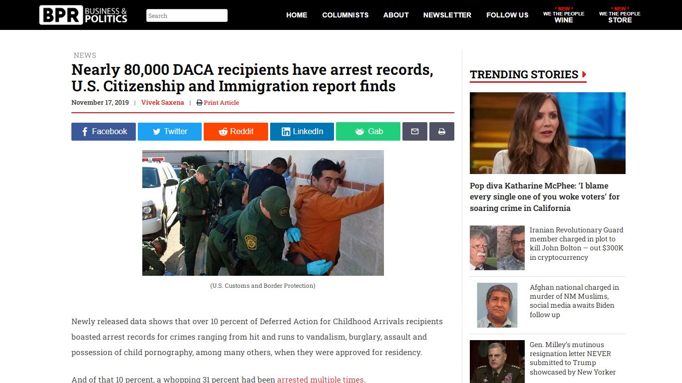 Nearly 80,000 DACA recipients have arrest records, U.S ...